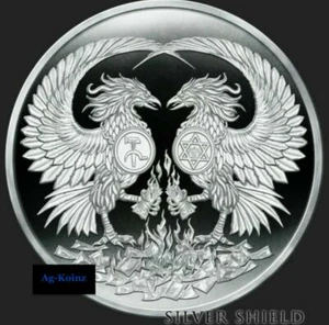 1oz 2021 March of the Beast Proof With COA + Box Silver Shield Mark of the Beast - Bild 1 von 23