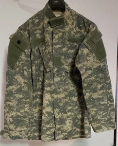 ACU Shirt Coat Small X-Long USGI Digital Camo Cotton Nylon Ripstop Army Combat - Picture 1 of 11
