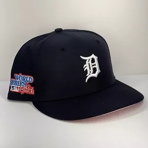 HAT CLUB EXCLUSIVE DETROIT TIGERS 1984 WORLD SERIES PATCH NEW ERA 59FIFTY FITTED - Picture 1 of 9