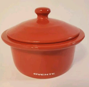 Ovente Rot Mini Kasserolle Servierschale mit Deckel 2 Tassen - Bild 1 von 8