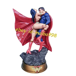 1/8 Superman & Wonder Woman 3D Print GK Model Kit Unassemble Unpainted GK - Picture 1 of 6