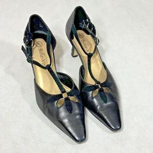 Zapatos de tacón Bella Vita para mujer 7,5 M de cuero negro con cordones Bella-Vita DEFECTOS - Imagen 1 de 24