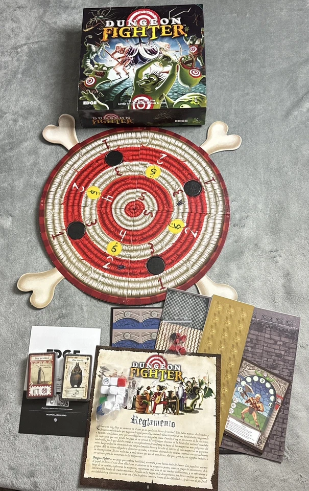 Dungeon Fighter Spanish Board Game 2014 Horrible Games EdgeLorenzo Silver New - Image 1 of 4