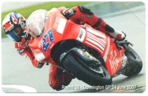 TELECOM 2426 DUCATI CORSE 08 DONNINGTON KARTE NEU - Bild 1 von 1