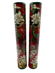 Michel Design Works Christmas Poinsettia Fireplace Matches Set Of 2 NEW - Picture 1 of 3