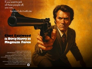 MAGNUM FORCE 1973 quad poster print 30x40" Clint Eastwood David Soul FREE P&P - Foto 1 di 1