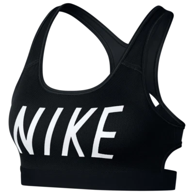 Nike Women’s Classic Logo Black/White Padded Sports Bra (928983-010) Size XS - Image 1 of 4