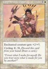 1x Improvised Armor MTG Onslaught NM Magic Regular
