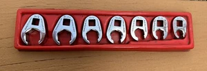 Snap-On Tools 207SFRH 7 Pc. Flare Nut Crowfoot, 3/8” Drive Set. 3/8”-3/4” - Picture 1 of 2
