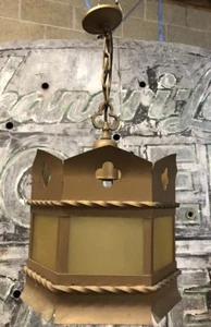 Lámpara de luz gótica antigua de colección Art Deco Nouveau mazmorra  - Imagen 1 de 8