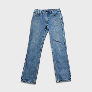 Levi's 516 Jeans Mens 33x34 Blue Slim Straight Leg Light Wash Faded Denim - Picture 1 of 14