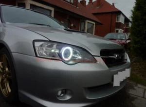 Switchback LED halo ring for Subaru Legacy 03-06 headlight angel eyes lamp DRL - Picture 1 of 34