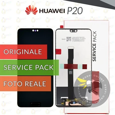 DISPLAY ORIGINALE HUAWEI P20 EML-L09 EML-L29 SCHERMO VETRO TOUCH SCREEN LCD - Immagine 1 di 2