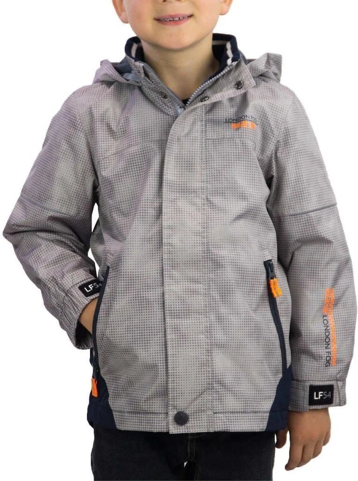 CHAQUETA CON CAPUCHA LONDON FOG BOYS FORRADA DE LANA PESO LIGERO A MEDIO! VARIEDAD ESTILOS! Foto 1 de 1