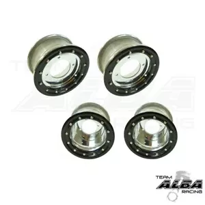 YFZ 450 450R Front Rear Wheels Beadlock 10x5 and 8x8 Alba Racing PB 32 - Foto 1 di 1