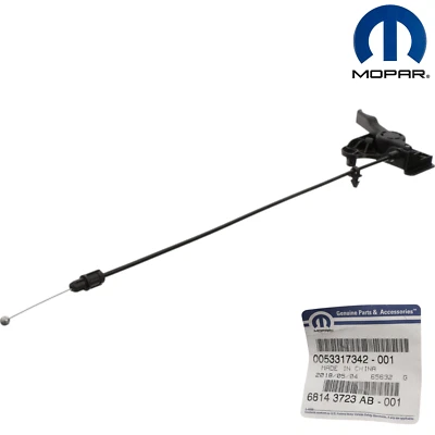 Hood Catch Release Lever Cable Secondary for 2015-16-2017 Chrysler 200 OEM MOPAR - Image 1 of 4