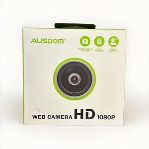 AUSDOM Full HD 1080P Wide Angle View Webcam with Anti-Distortion AW615 - Picture 1 of 2