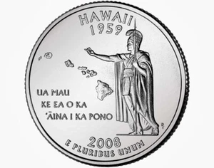 2008 P - Hawaii - State Quarter - Picture 1 of 2