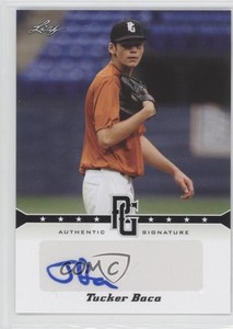 2013 Leaf Perfect Game Showcase Auto Tucker Baca #A-TB2 Auto