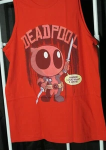 NWOT - Official Marvel DeadPool Men's Tank Top, Wheee! Look What I Have Size: M - Picture 1 of 3