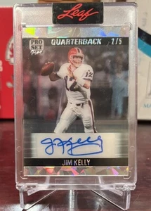 Juego Leaf Pro 2023 Pure Clear Jim Kelly 2/5 facturas automáticas 90-JK1 ENCAPSULADO - Imagen 1 de 2