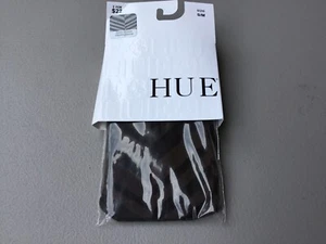 NWT Hue Geo Sheer Herringbone Tights w/ Control Top Size S/M Espresso #761G - Picture 1 of 2