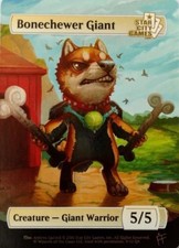 MTG BONECHEWER GIANT STAR CITY GAMES SCG GAME NIGHT FOIL PROMO TOKEN