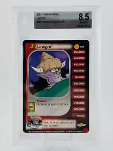 1x DBZ CCG VINEGAR LV1 STARTER DECK 182 TRUNKS SAGA SCORE LIMITED BGS 8.5 - Picture 1 of 1