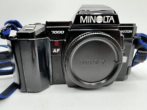 Minolta 7000 AF Maxxum analoge Spiegelreflexkamera SLR Gehäuse Body #37114089-31