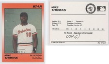 1990 Star Bluefield Orioles Mike Thomas #20