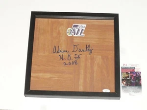 ADRIAN DANTLEY SIGNIERT GERAHMT 12X12 BODENBRETT UTAH JAZZ LEGEND JSA COA - Bild 1 von 1