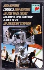 JOHN WILLIAMS CONDUCTS THE STAR WARS TRILOGY CASSETTE TAPE-ORIGINAL 1990 RELEASE - Picture 1 of 2