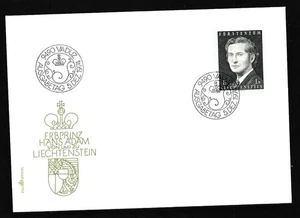 D455752 Liechtenstein FDC Prince Hans Adam - Picture 1 of 1