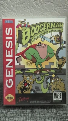 Boogerman: A Pick and Flick Adventure (Sega Genesis, 1994) - Image 1 of 2