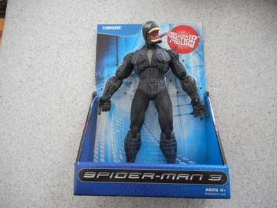2007 MARVEL FIGURE SPIDER-MAN 3 DELUXE 10 INCH ACTION FIGURE WITH BOX VENOM - Image 1 of 4