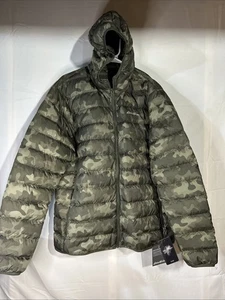 BRAND NEW - Eddie Bauer Men's Cirruslite Down Hooded Jacket Large Camo - Picture 1 of 10