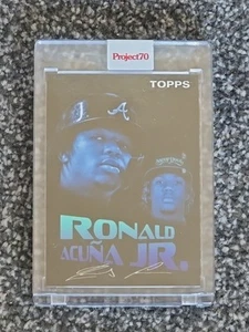 2021 Topps Project 70 - 1954 Topps Baseball Ronald Acuña Jr. #4 /6101 - Picture 1 of 2