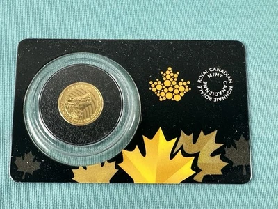 2015 Canada .99999 Pure Howling Wolf 1/10 oz Gold Premium Coin Mint Sealed! - Image 1 of 4