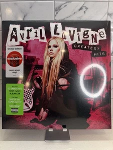Avril Lavigne Greatest Hits Vinyl 2LP (Target Exclusive) Neon Green - Picture 1 of 4