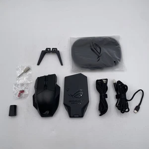 ASUS ROG Spatha X Wireless Gaming Maus mit Ladestation 19.000 DPI Schwarz - Bild 1 von 6