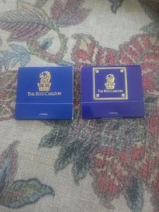 The Ritz Carlton Hotel Rare Vintage Matchbook Matches Unstruck - Picture 1 of 9