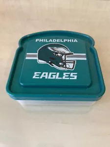 NFL Philadelphia Eagles Sandwiches de plástico o contenedores de almacenamiento *NUEVO* - Imagen 1 de 9