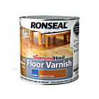 Ronseal Diamond Hard Coloured Floor Wood Varnish,  Various Sizes & Colours