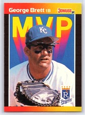 1989 DONRUSS #BC-7 GEORGE BRETT BONUS MVP'S KANSAS CITY ROYALS