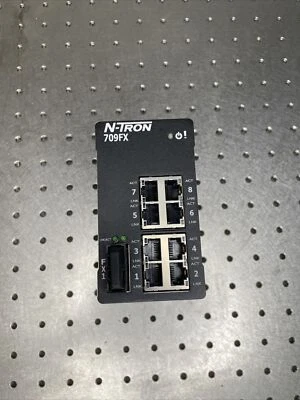 N-TRON 709FX-SC / 709FX 8Eth Ports,  1 Fiber Optic Port, New No Box - Image 1 of 2