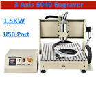 USB 1.5KW Spindle VFD 3 Axis 6040 CNC Router Engraver Milling Metal Wood Cutter