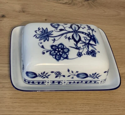 Масло блюдо KAHLA Zwiebelmuster лук узор - Изображение 1 из 4