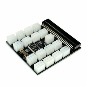 PCI-E 17 x 6Pin Netzteil Breakout Board Adapter für HP Server PSU DPS-1200FB - Bild 1 von 5
