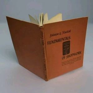 Vtg Fundamentals of Shopwork  Johnson & Newkirk 1943  War Department PIT-103 - Picture 1 of 12