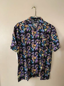 Insomniac Sunshine Party Kurzarm Button Down Herren Hemd Gr. M Neu mit Etikett - Bild 1 von 5